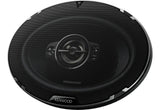 Kenwood, KFC-PS6997, 15x23 cm /6x9" 5-juostų koaksialiniai garsiak - 5-juostų garsiakalbio priekinė dalis su grotelėmis