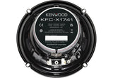 Kenwood, KFC-X1741, 17 cm /6.75" 3-juostų koaksialiniai garsiakal - Garsiakalio galinė dalis su etiketėmis