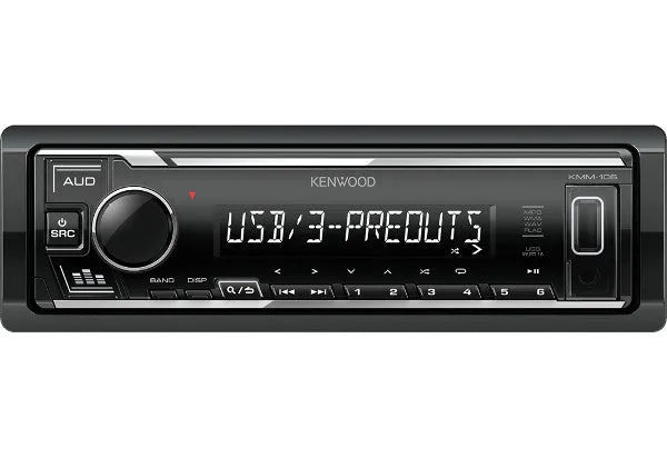 Kenwood KMM-106 USB MP3/WMA automagnetola su AUX įėjimu