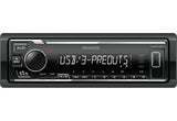 Kenwood KMM-106 USB MP3/WMA automagnetola su AUX įėjimu