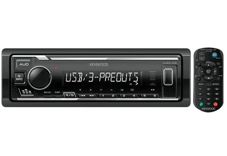 Kenwood KMM-106 USB MP3/WMA automagnetola su AUX įėjimu