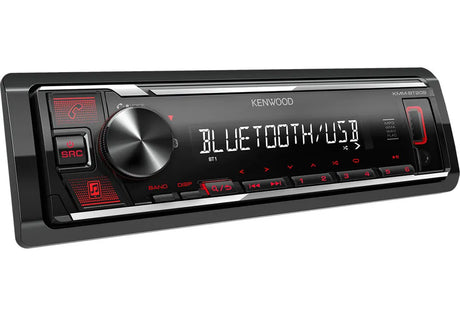 Kenwood, KMM-BT209 USB MP3/WMA automagnetola su AUX įėjimu - detalus valdymo mygtukų vaizdas su apšvietimu