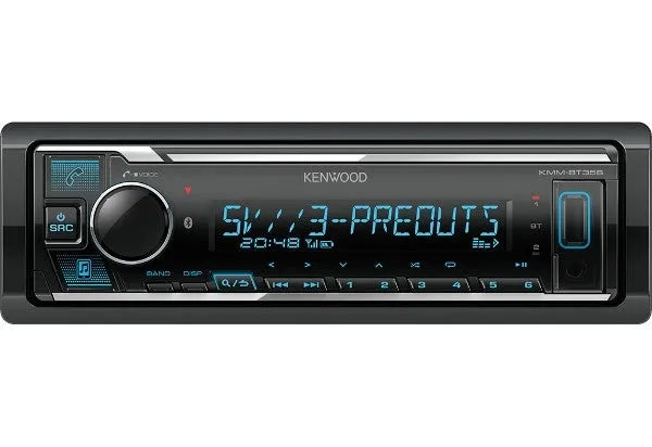 Kenwood KMM-BT356, automagnetola ,3preout , BT, USB