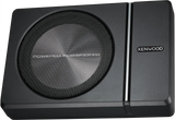 Kenwood KSC-PSW8, Aktyvus subas 250W - grotelės su logotipu ir šoninė juosta