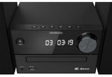 Kenwood, M-420DAB muzikinis centras - priekinė panelė su USB ir jungtimis
