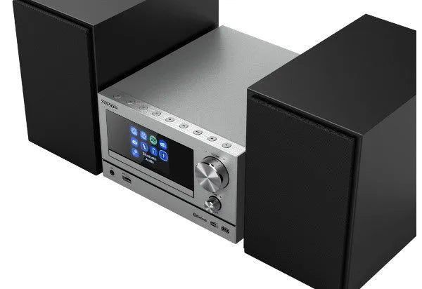 Kenwood, M-7000S-S muzikinis centras, sidabr. sp. - Priekinė panelė su lietimui jautriu ekranu