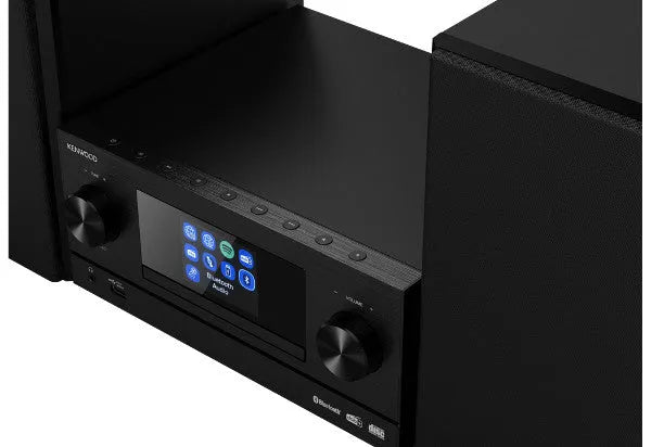 Kenwood, M-9000S-B muzikinis centras, juoda sp. - Spalvotas lietimui jautrus ekranas su piktogramomis