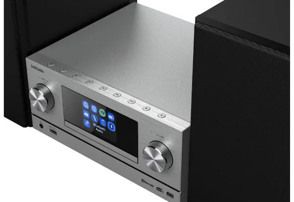 Kenwood, M-9000S-S muzikinis centras, sidabr. sp. - spalvotas lietimui jautrus ekranas su piktogramomis