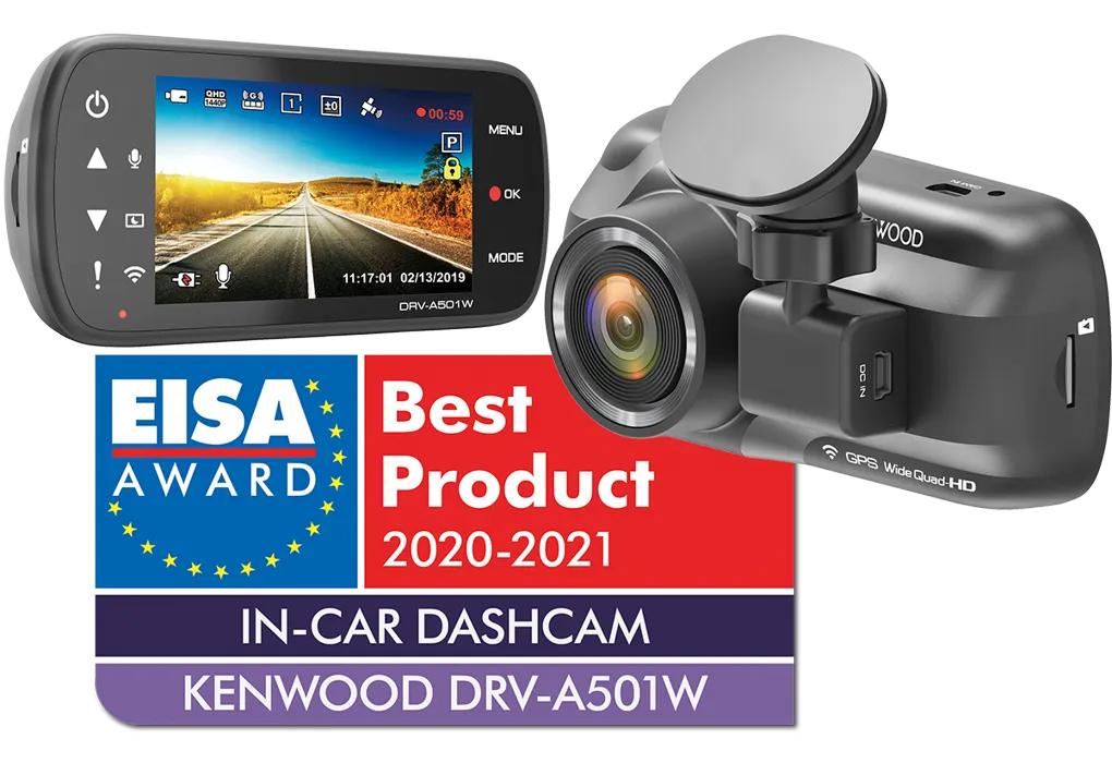 Kenwood rinkinys DRV-A501W + KCA-R100 + CA-DR1030