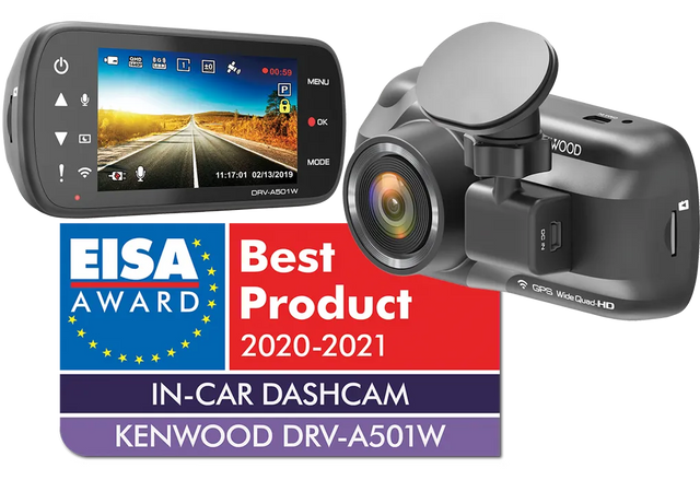 Kenwood rinkinys DRV-A501W + KCA-R100 + CA-DR1030