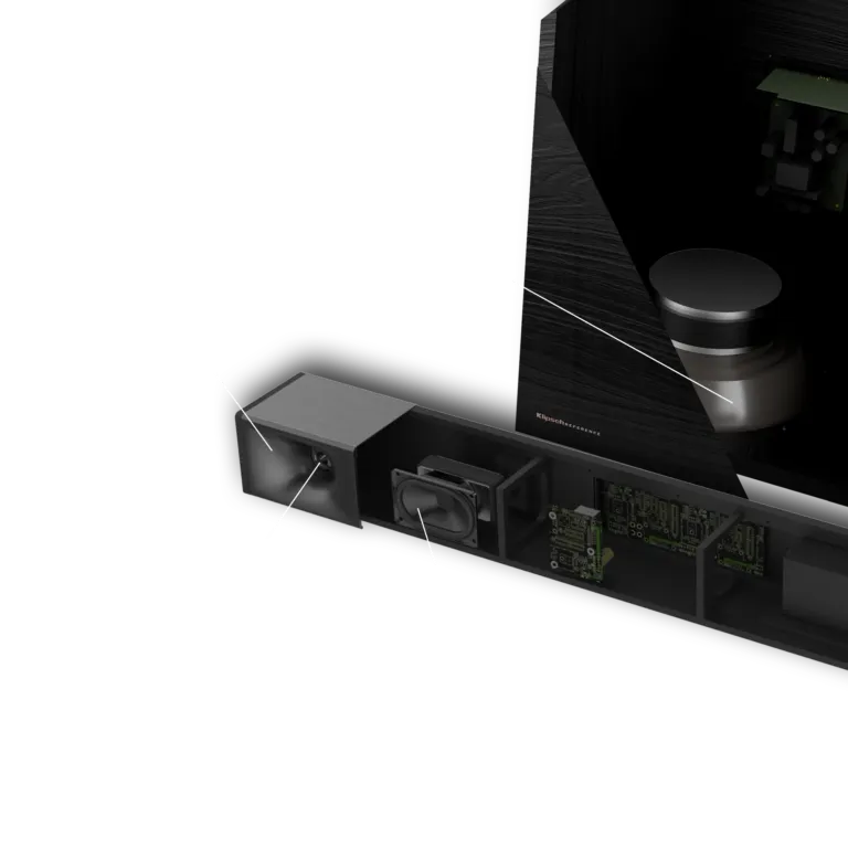 Klipsch Cinema 400, Soundbaras su belaide žemų dažnių garso kolonėle