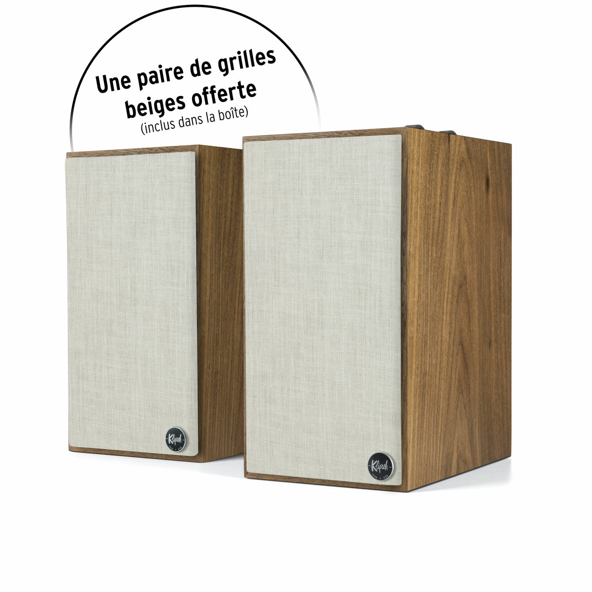 Klipsch THE FIVES, aktyvios lentyninės garso kolonėlės su HDMI ir Phono