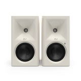 Klipsch The Fives II, aktyvios lentyninės kolonėlės su Dolby Atmos - Šoninis vaizdas su oranžine apdaila