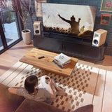 Klipsch The Fives II, aktyvios lentyninės kolonėlės su Dolby Atmos - Kolonėlės su Dolby Atmos ir nuotolinio valdymo pultas