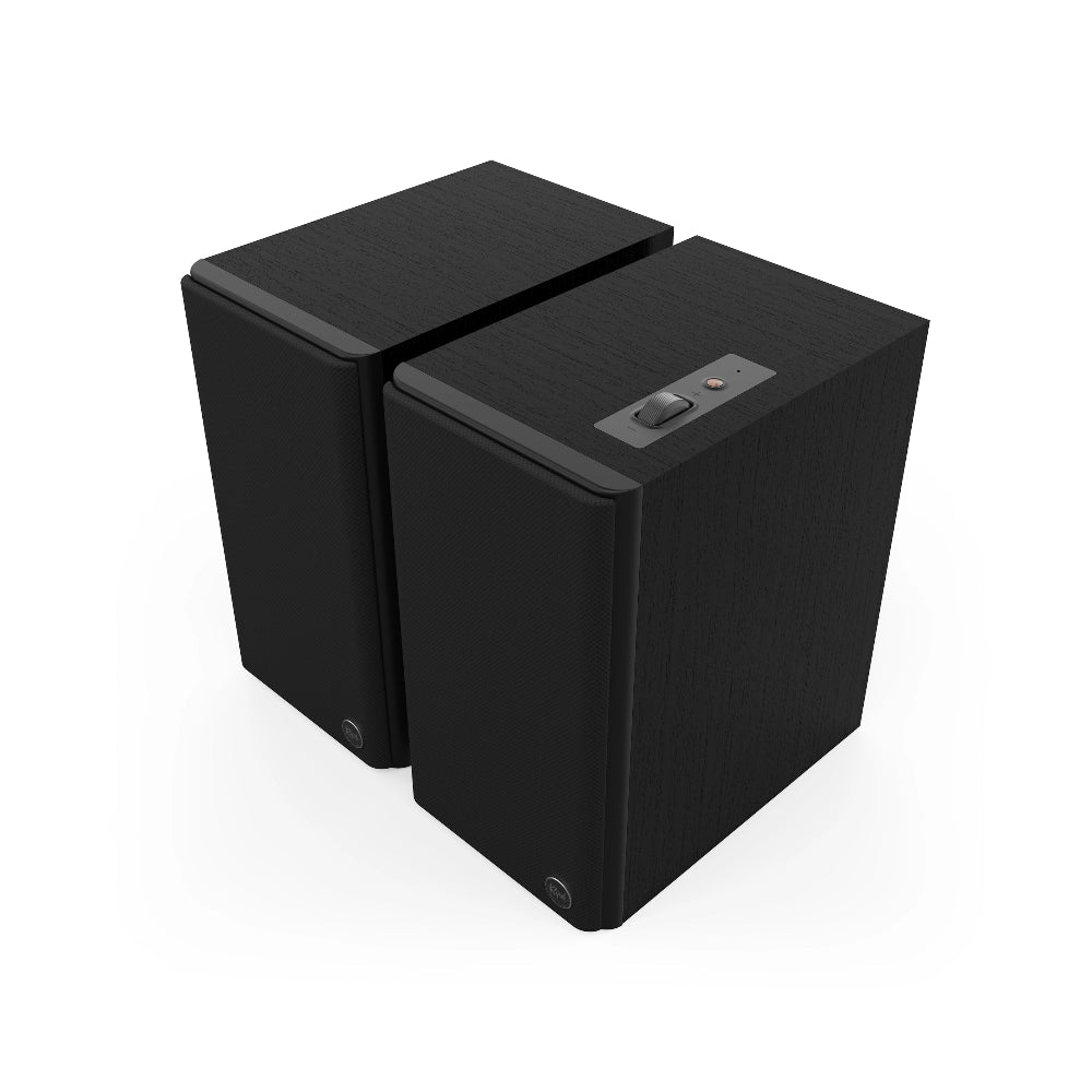 Klipsch The Fives II, aktyvios lentyninės kolonėlės su Dolby Atmos - Du garsiakalbiai su nelygia tekstūra
