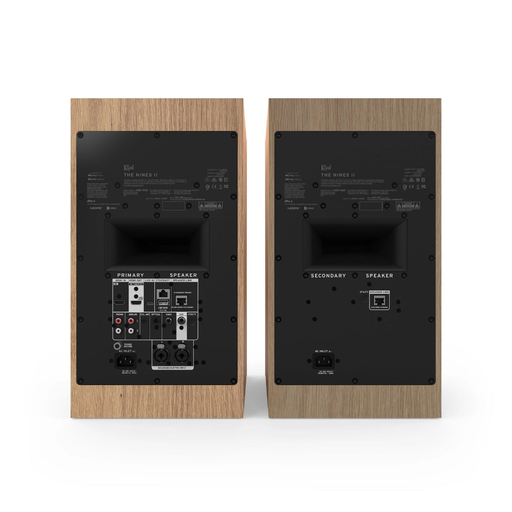 Klipsch The Nines II, aktyvios lentyninės kolonėlės su Dolby Atmos