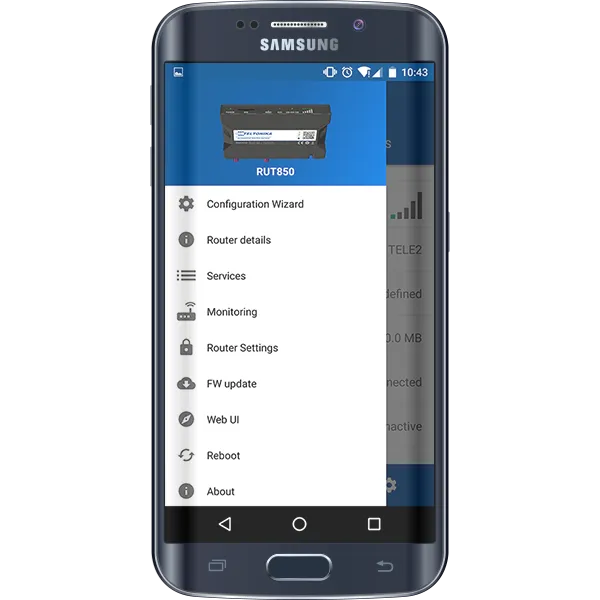 Kompaktiškas maršrutizatorius RUT850, LTE WIFI automobiliams, autobusasms, kemperiams