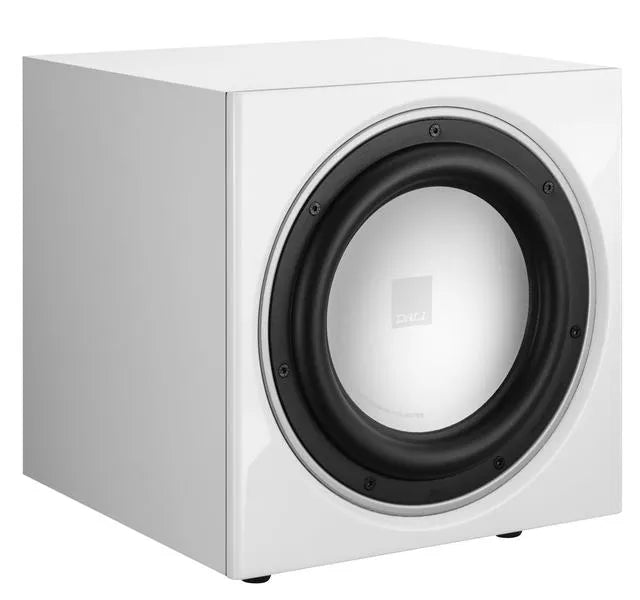 Komplektas Dali KATCH ONE soundbaras + Dali SUB E-9 F žemų dažnių gars - baltas žemų dažnių garsiakalbis iš priekio