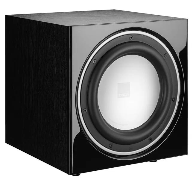 Komplektas Dali KATCH ONE soundbaras + Dali SUB E-9 F žemų dažnių gars - Šoninis vaizdas su garsiakalbiu iš arti