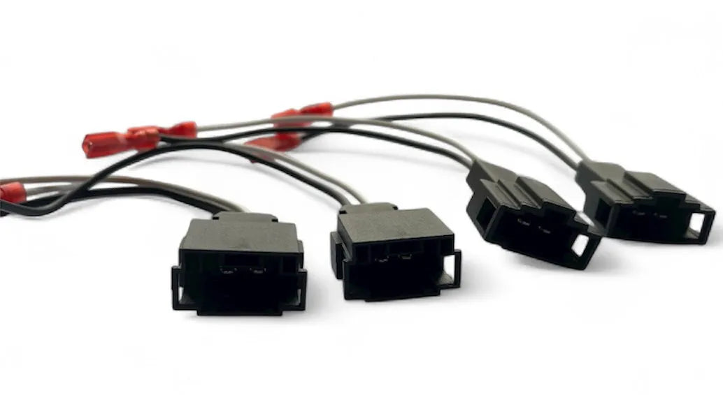 LAAUSPC02 kolonėlių laido adapteris, Audi - Jungtys su laidais ir raudonais galais