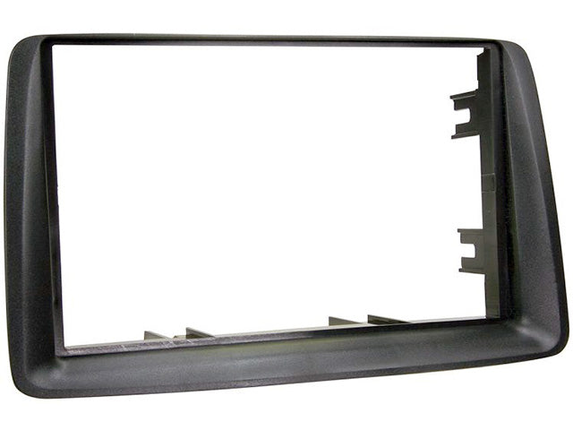 LAFIF12D, rėmelis automobilio magnetolai Fiat Panda (2003-2012) - šoninis vaizdas su tvirtinimo detalėmis