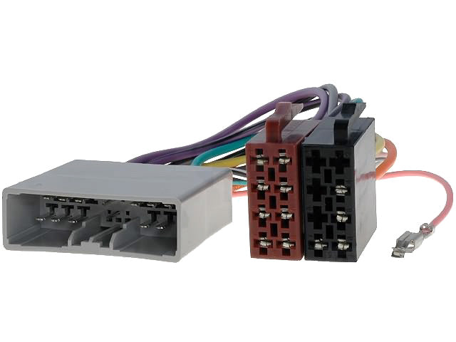 LAHORC03, Honda, Citroen, Mitsubishi, Peugeot magnetolos jungtis - jungtis su laidais ir dviem adapteriais