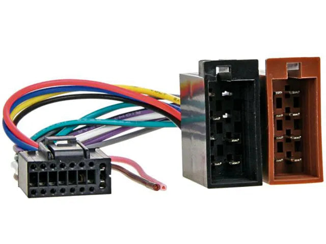 LAJVRC02, Jungtis JVC KD-LX 3R - ISO - Jungčių ir laidų rinkinys su spalvotais laidais
