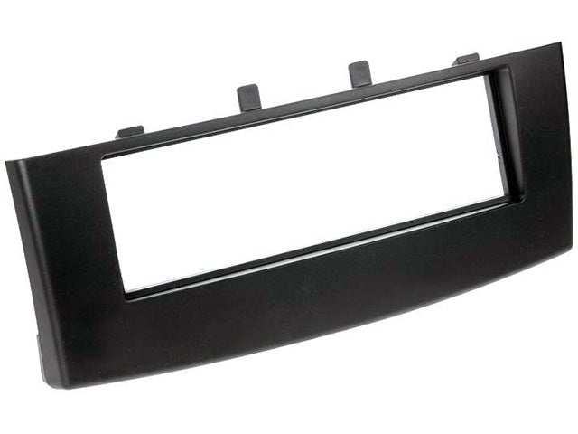 LAMTF04, rėmelis automobilio magnetolai Mitsubishi Colt (2008>) - Šoninis vaizdas su tvirtinimo detalėmis viršuje