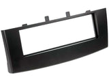LAMTF04, rėmelis automobilio magnetolai Mitsubishi Colt (2008>) - Šoninis vaizdas su tvirtinimo detalėmis viršuje