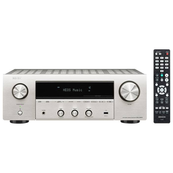 Denon DRA-900H, tinklo grotuvas-stiprintuvas (įvairių spalvų)- sidabrinė