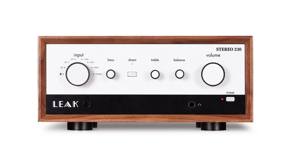 LEAK STEREO 230, integruotas stereo stiprintuvas