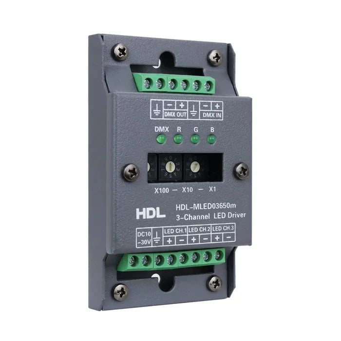 LED DMX valdiklis HDL-SB-LED650mA, 3x650mA