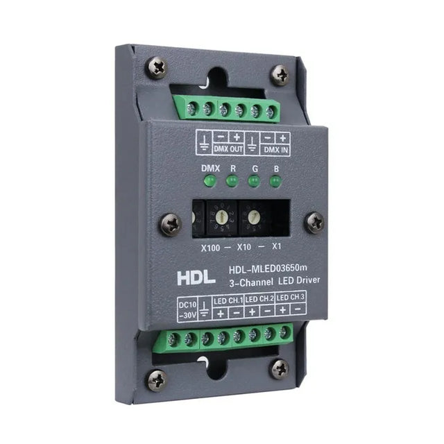 LED DMX valdiklis HDL-SB-LED650mA, 3x650mA