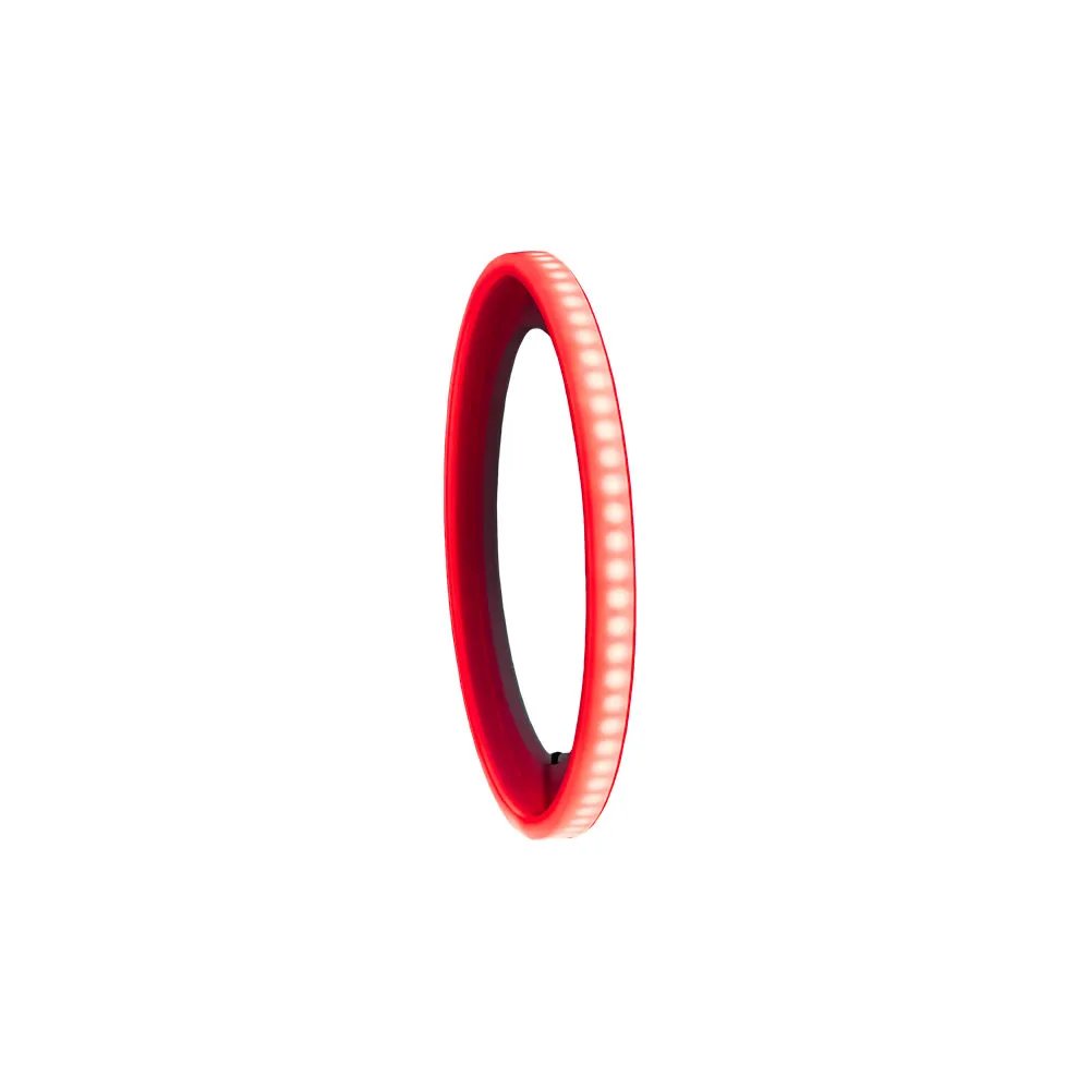 DD Audio LED RGB Ring 6.5″ - Raudonas žiedas su šviesos diodais iš šono