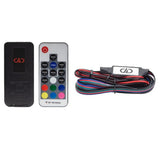 DD Audio LED RGB Ring 8″ - Pultelis, valdymo blokelis ir laidai