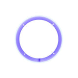 DD Audio LED RGB Ring 8″ - Violetinis žiedas su tvirtinimo skylutėmis