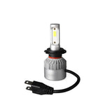 LED pagrindinės šviesos H7, 6500K, COB Epistar, 2vn - Šoninis vaizdas su laidu ir jungtimi