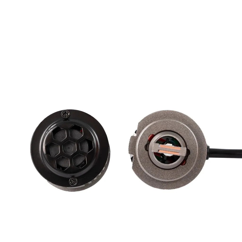 LED pagrindinės šviesos PRO New Generation H7, 6500K, 2vn - Ventiliatoriaus ir LED lustų vaizdas