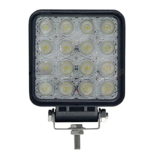 LED žibintas, kvadratinis 48W, 16x3W flood