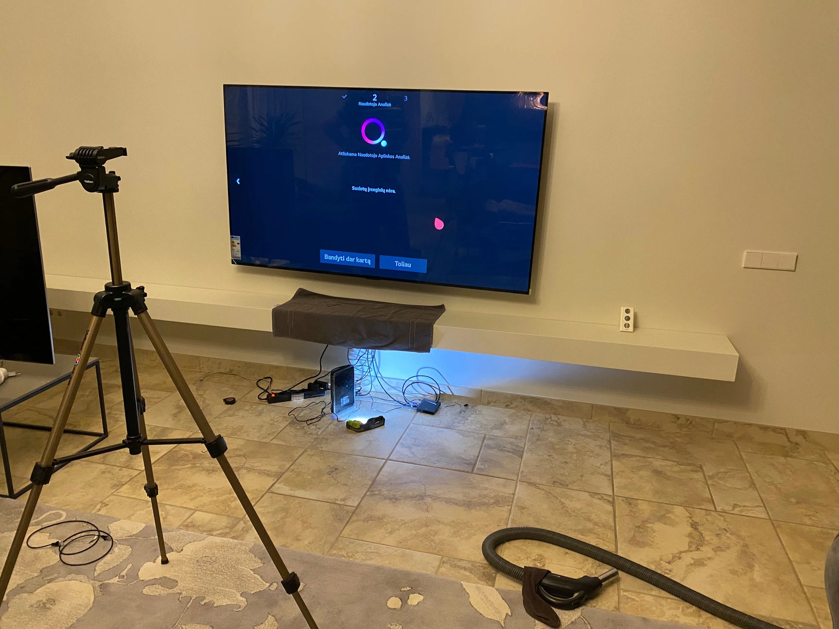 LG Oled TV montavimas