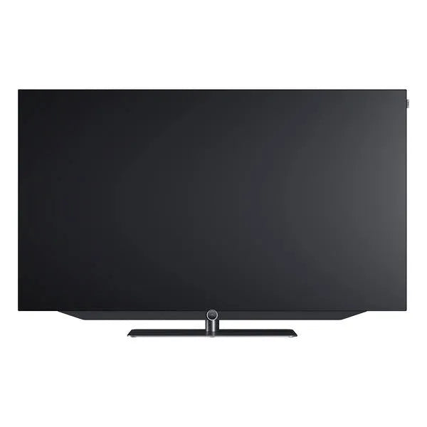 LOEWE bild v.65 dr+ OLED 4K 65", televizorius - šoninis vaizdas su logotipu