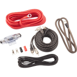 Laidų komplektas garso stiprintuvo pajungimui Ground Zero GZPK 10XLC