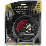 Laidų komplektas garso stiprintuvo pajungimui Ground Zero GZPK 20X