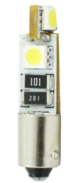Lemputė BA9s CANBUS 4xSMD5050, - LED lusteliai su rezistoriais iš arti