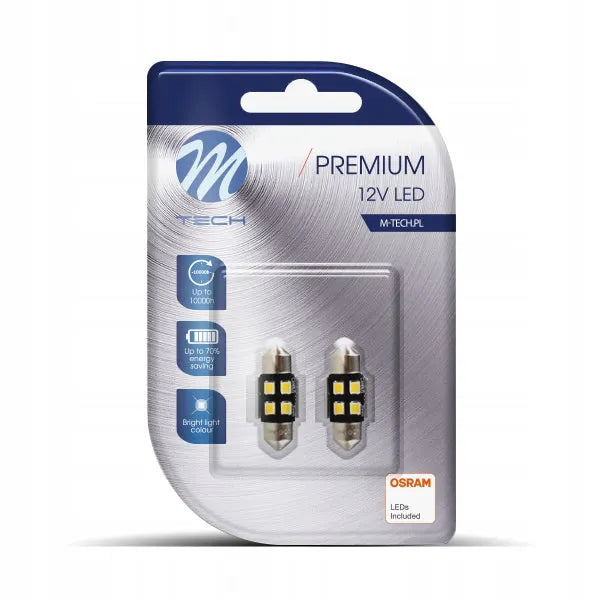 Lemputė C5W CANBUS 4xSMD2835, 31mm