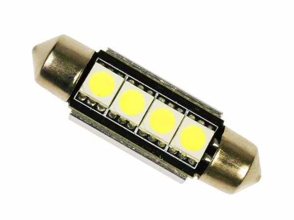 Lemputė C5W CANBUS 4xSMD5050, 41mm - Keturios LED lemputės su jungtimis