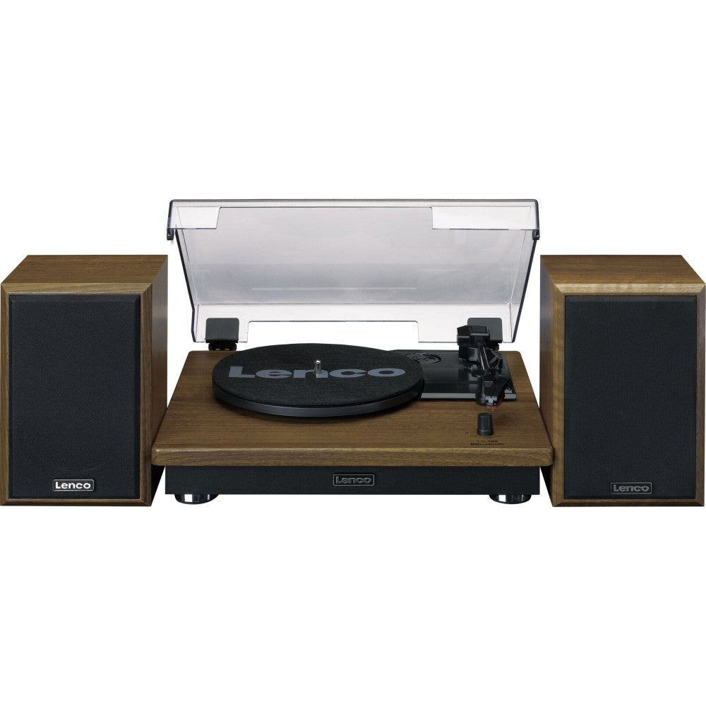 Lenco LS-100WD, patefono grotuvas su dviem kolonėlėmis