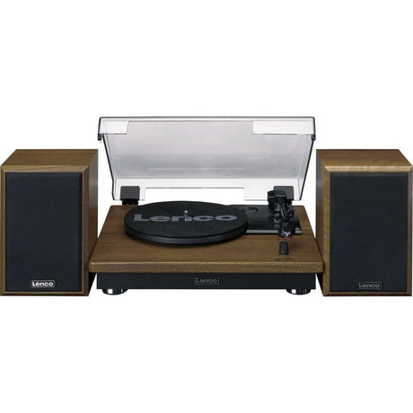 Lenco LS-100WD, patefono grotuvas su dviem kolonėlėmis