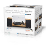 Lenco LS-500OK, patefonas su įmontuotu garso stiprintuvu ir dviem gars