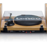 Lenco LS-500OK, patefonas su įmontuotu garso stiprintuvu ir dviem gars